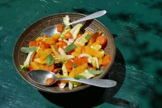 Ensalada con menta
