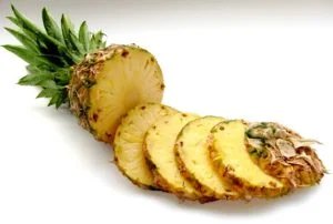 corte no óptimo de la piña