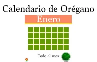 Calendario Plantación del Orégano