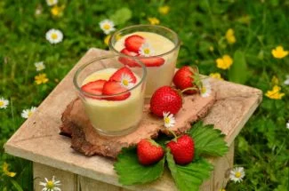 Vainilla con fresa